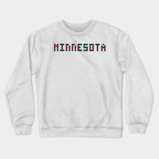 Pixel Hockey State Minnesota 2017 Crewneck Sweatshirt